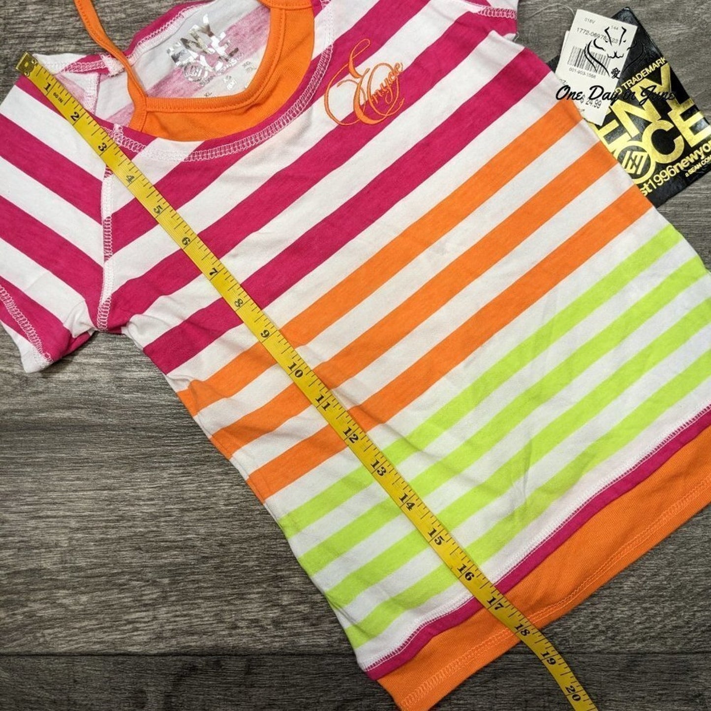 Envy OCE Striped T Shirt Size 6X