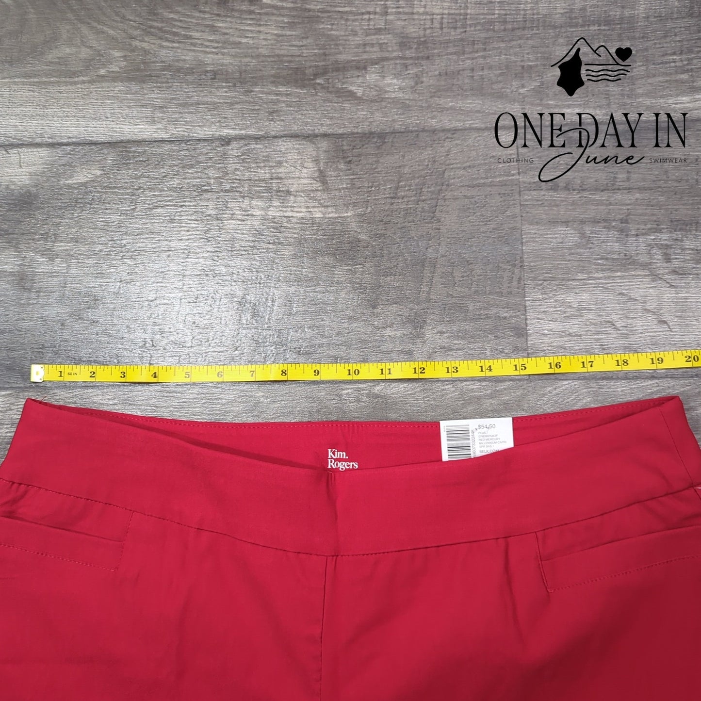 Kim Rogers Plus Size Milllenium Capri Pants Size 20W