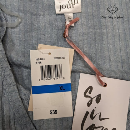 Belle Du Jour 2 Piece Long Sleeve Top Size XL
