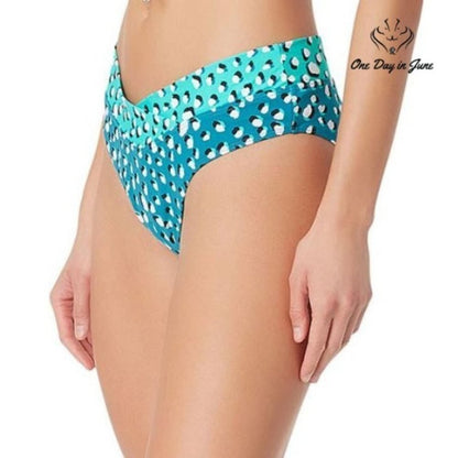 Sugar Beach Dots High Waist Bikini Bottom Size XS