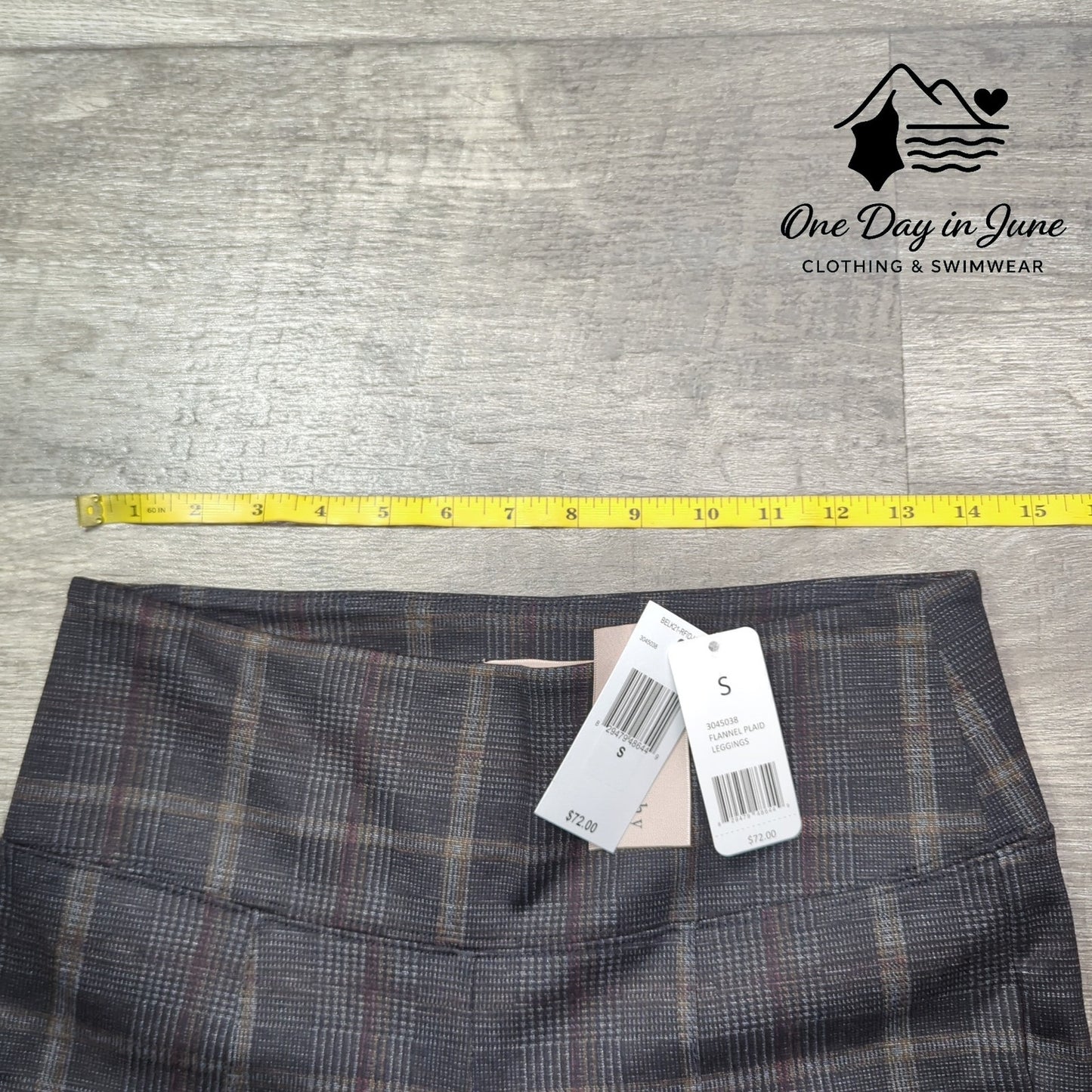 philosophy Flannel Plaid Leggings Pants Size S