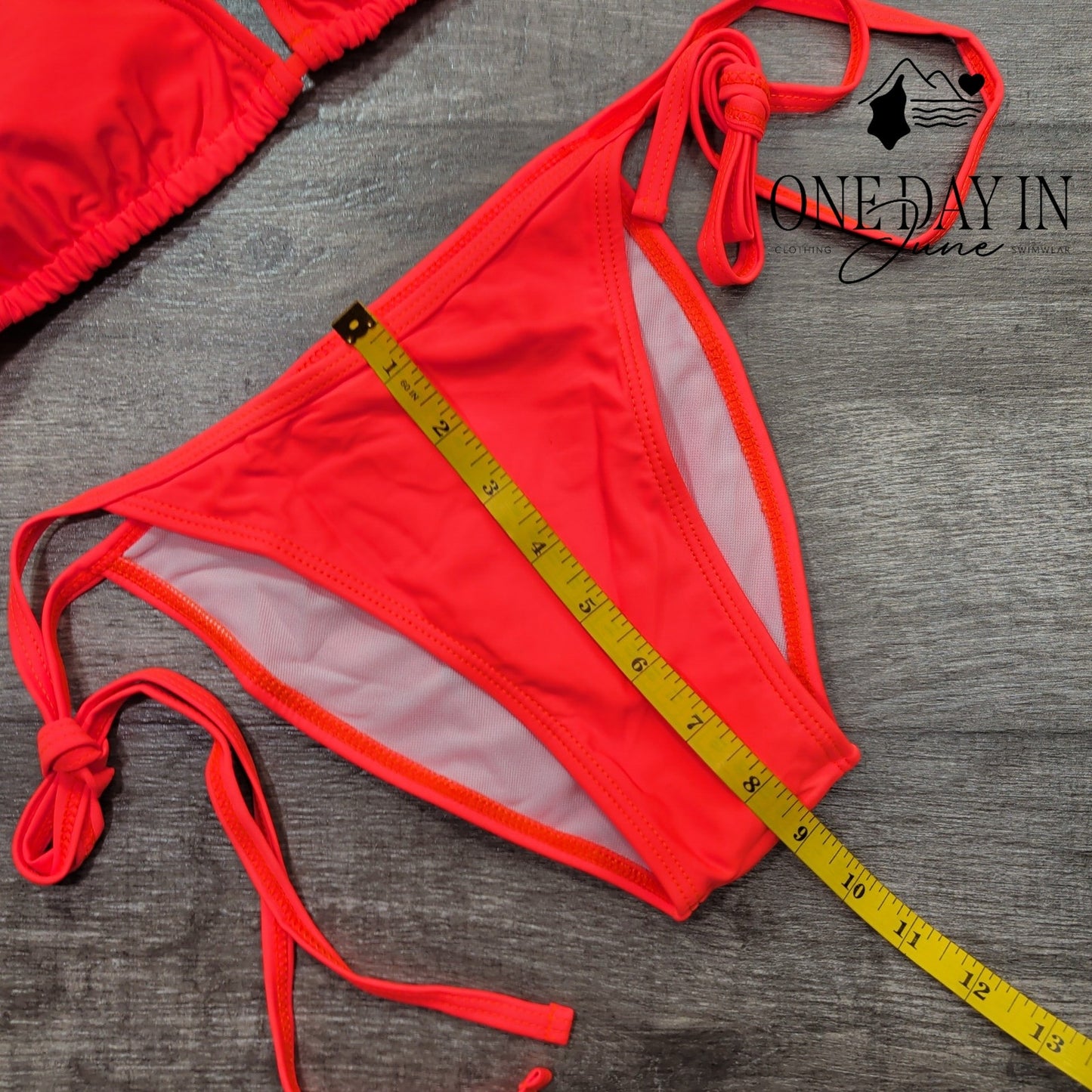 Atengnes Halter Tie Side Bikini Swimsuit Size M