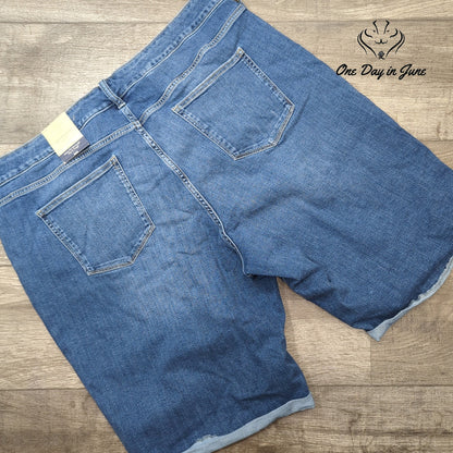 St. John's Bay Plus Size Bermuda Denim Shorts Size 24W