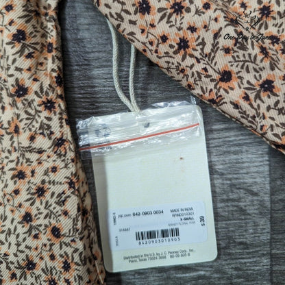 A.n.a Floral Long Sleeve Top Size XS