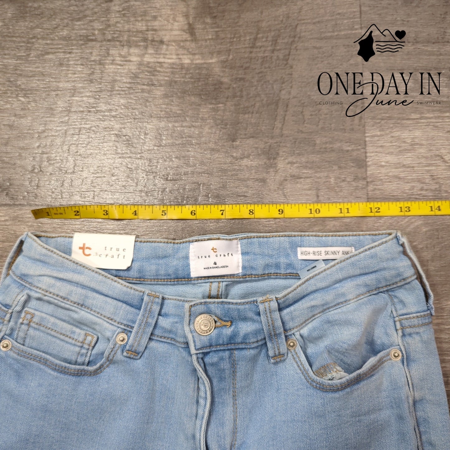 True Craft High Rise Skinny Ankle Size 4