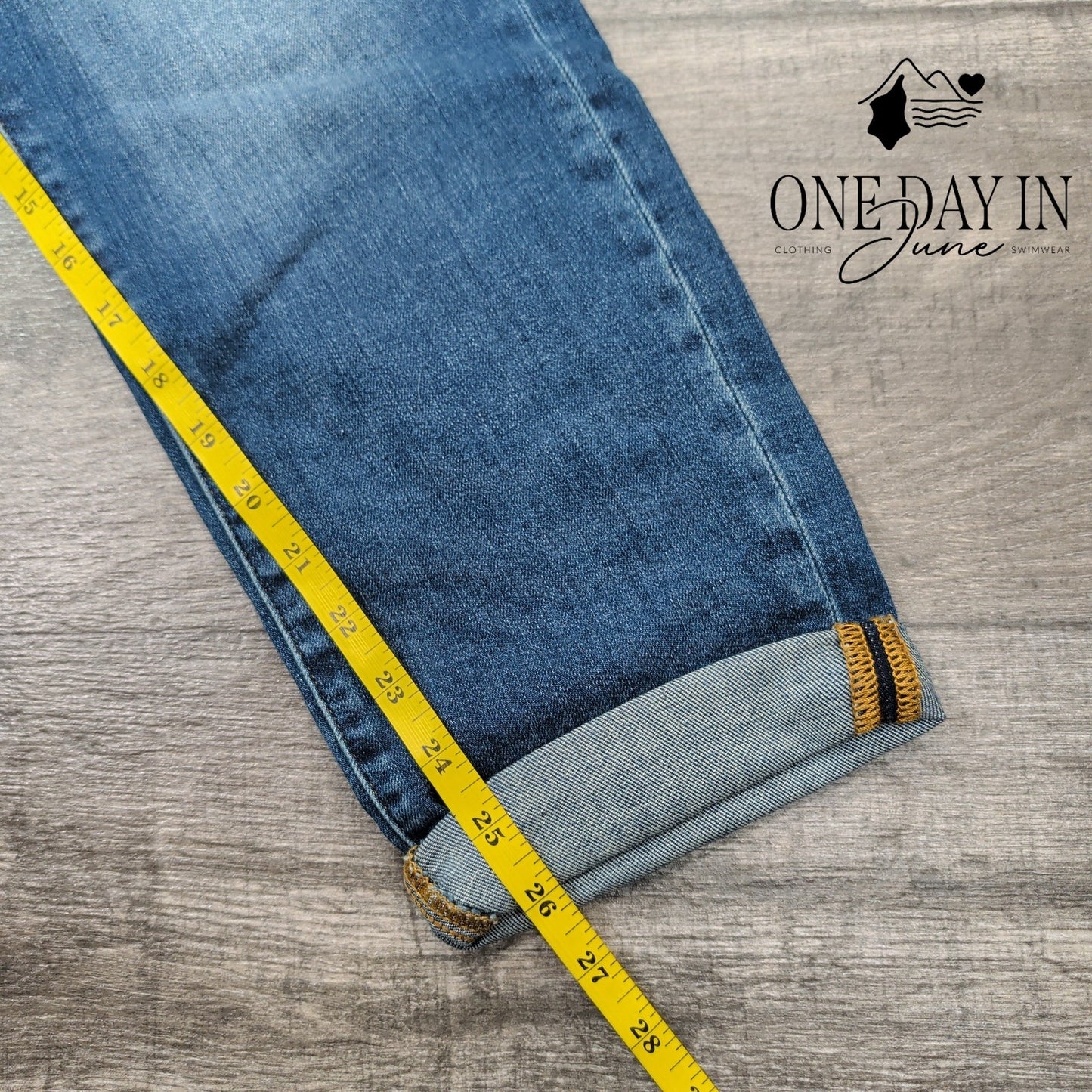 Frame Le Garcon Jeans Blue Azur Mid Rise Straight Boyfriend NWT Size 16 (33)