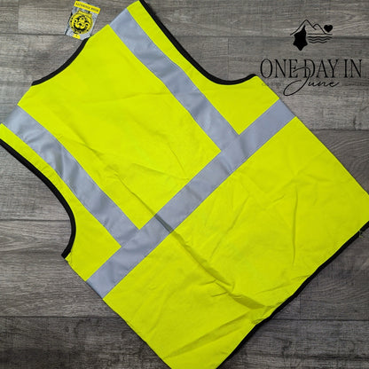 OccuNomix LUX-HRC2FR Flame Resistant Hi Vis Safety Vest Class 2 Size L