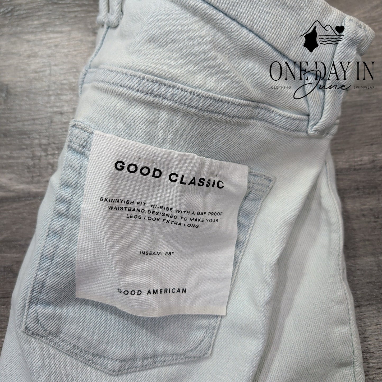 Good American Good Classic Skinnyish Jeans Size 6 (28)