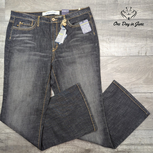 Jeanstar Legend Wash Low Rise Bootcut Jeans Dark Wash NWT Y2K Size 14