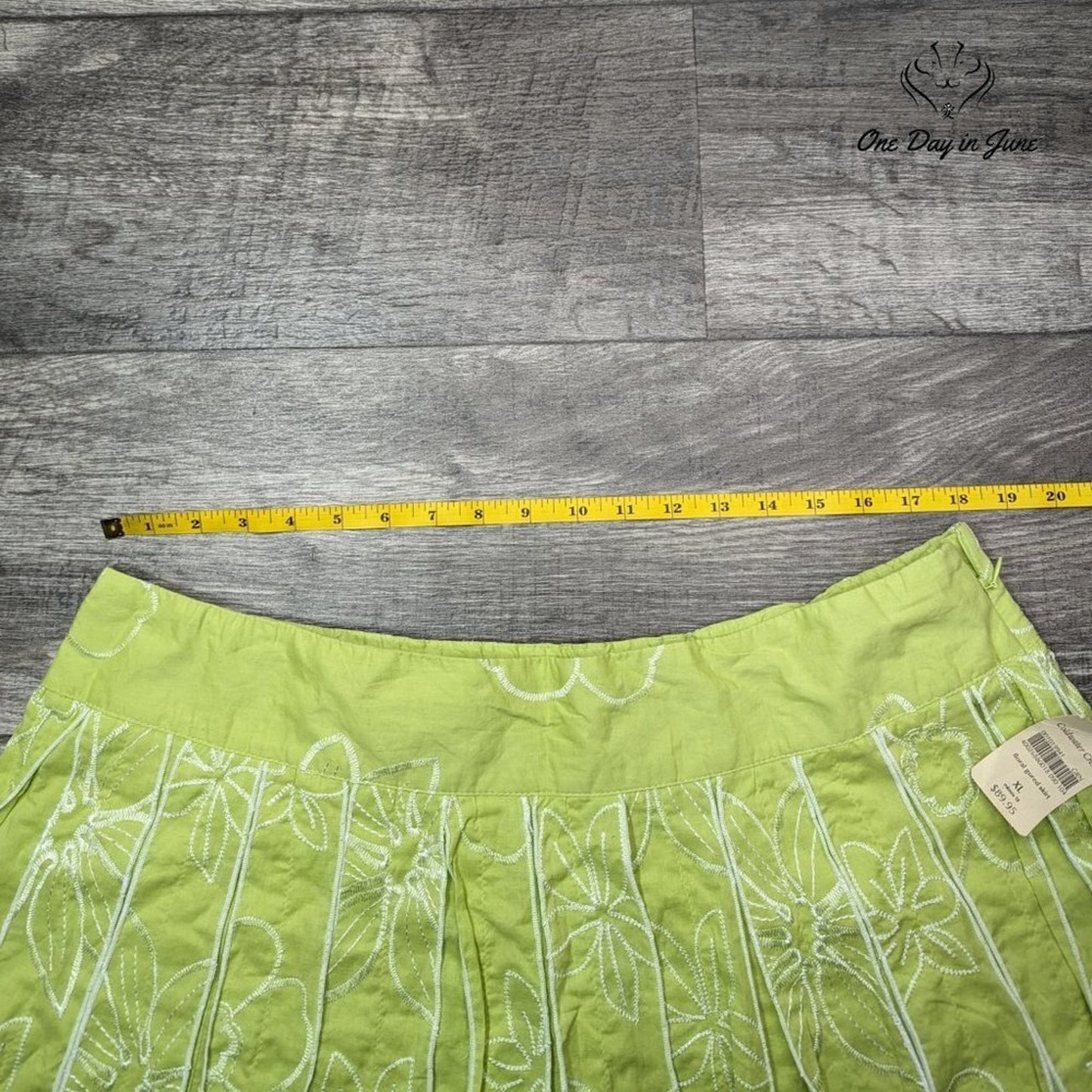 Coldwater Creek A Line Pleated Skirt Size XL