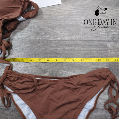 Chyrii Strappy Tise Side Bikini Swimsuit Size L