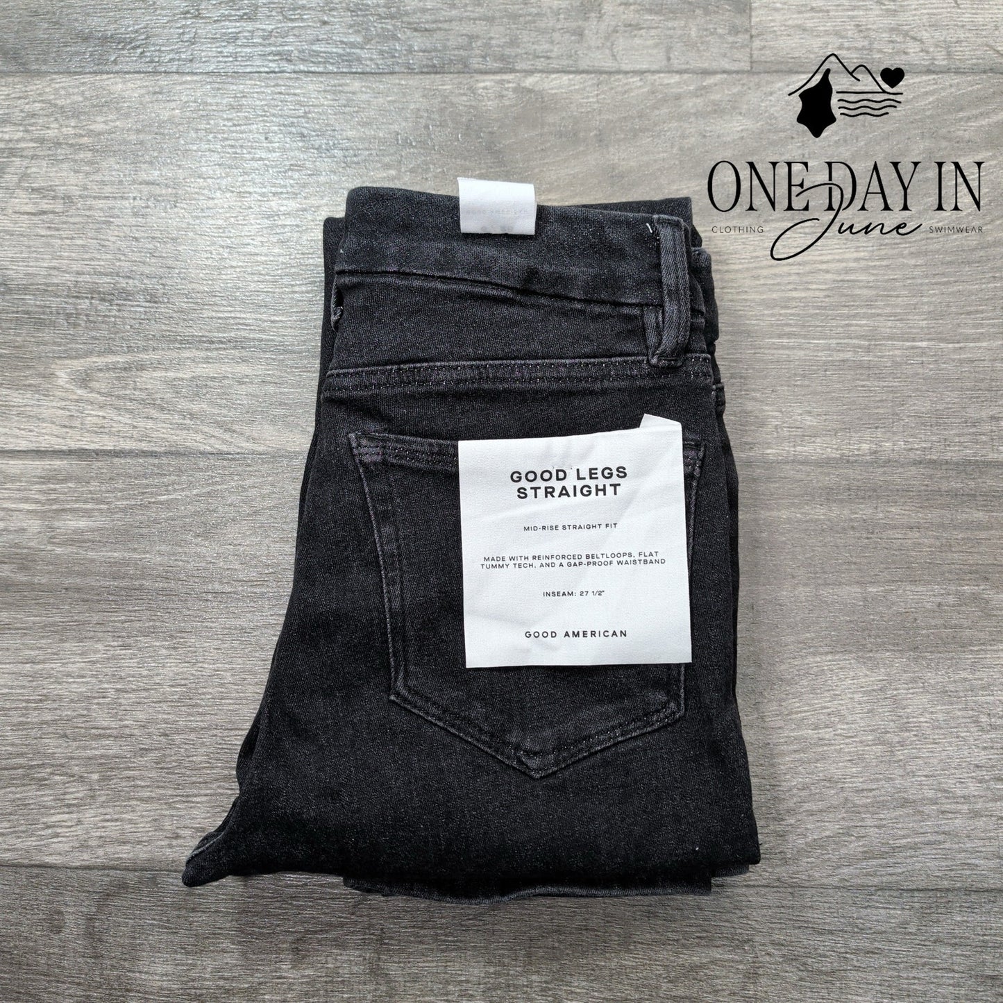 Good American Good Legs Straight Leg Jeans Size 6 (28)