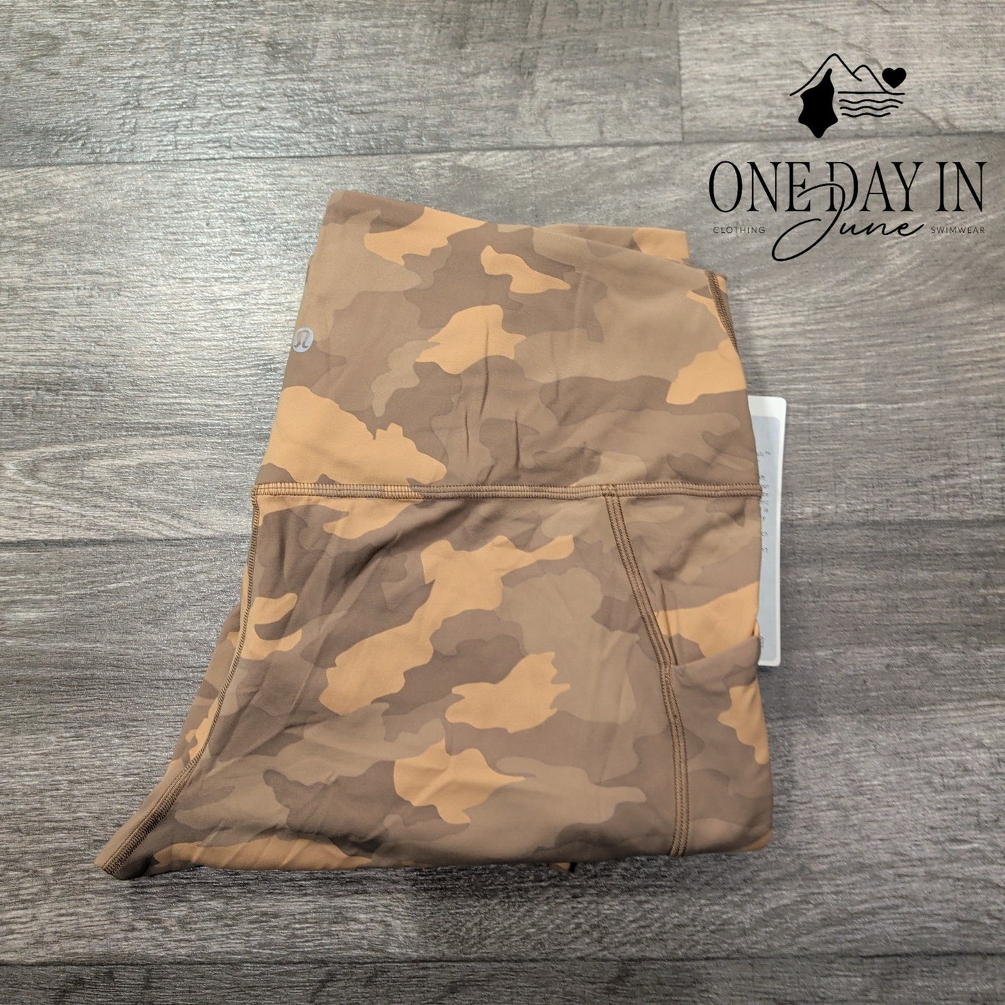 Lululemon Align HR Pant 25 Pockets Heritage Camo Beige Multi NWT Size 16