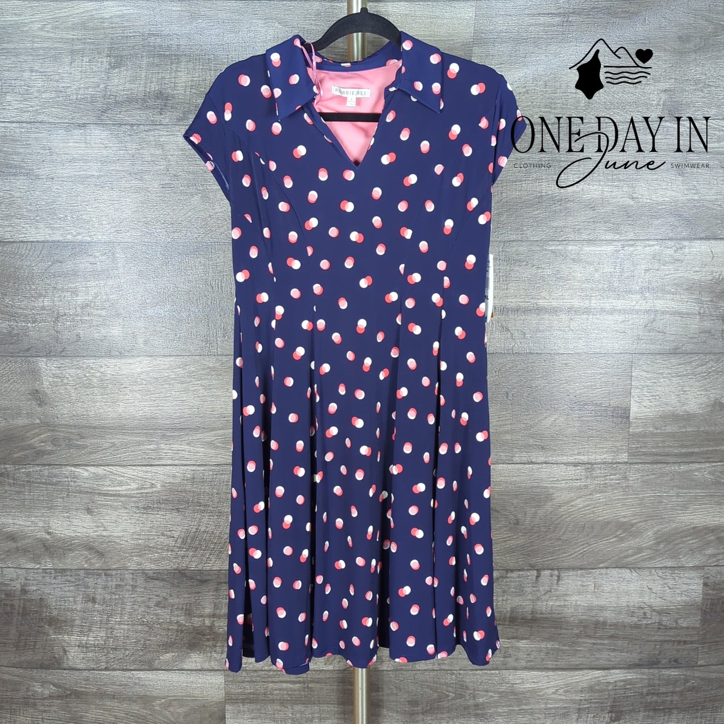 Robbie Bee Cap Sleeve Mini Dress Size S