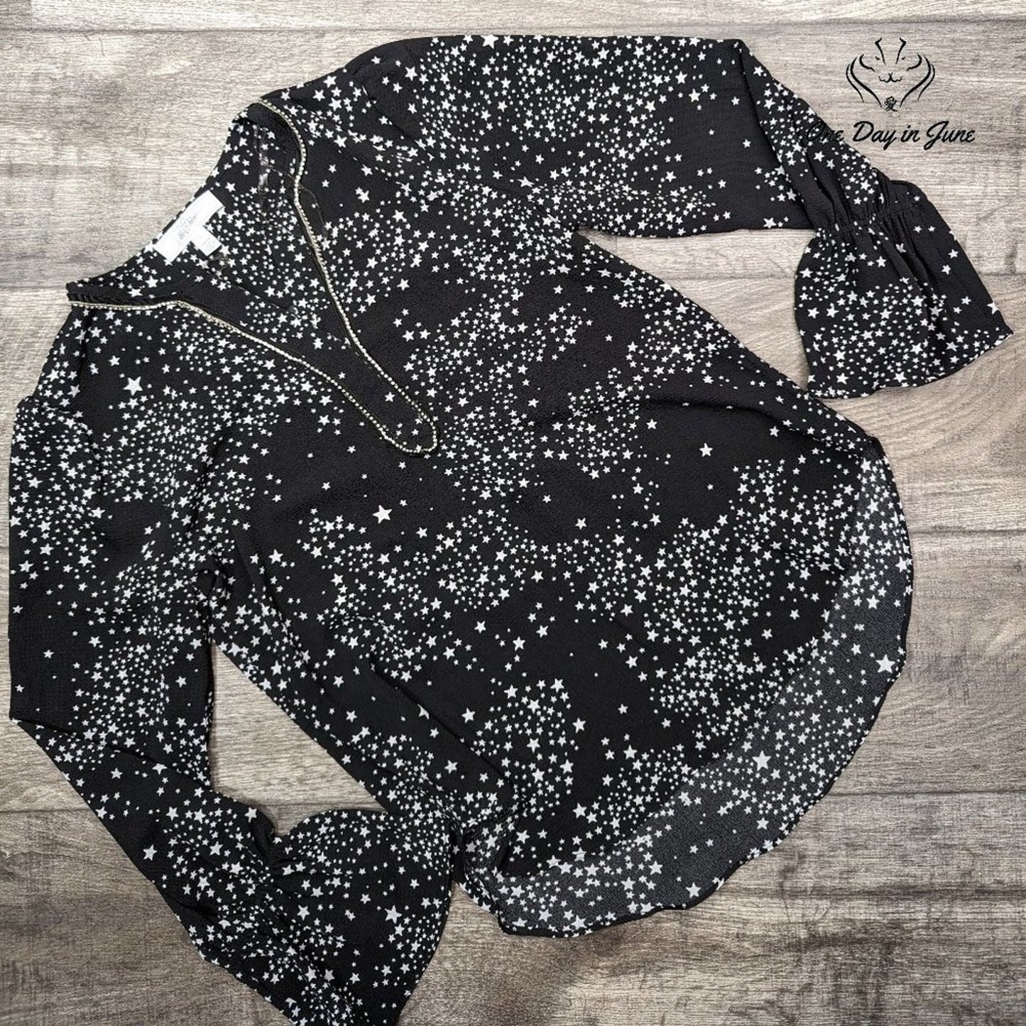 Libby Edelman Long Sleeve Blouse Size S