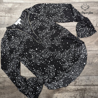 Libby Edelman Long Sleeve Blouse Size S