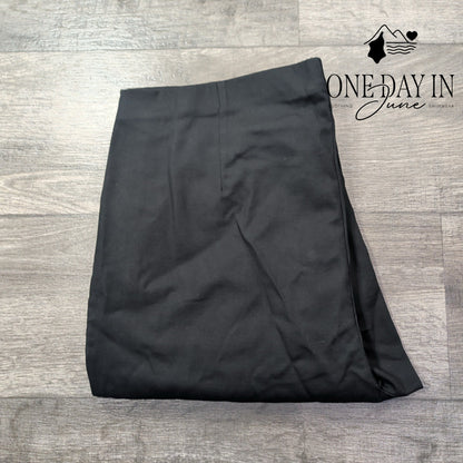 J. Jill Black Pull On Dress Pants Side Zip Pockets Stretch NWT Size 18