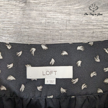 Loft A Line Pleated Skirt Size 0