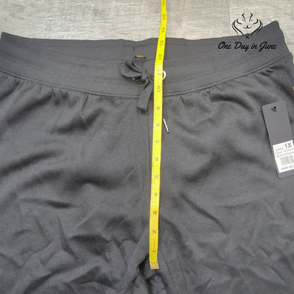 Bebe Sport Glitter Stripe Jogger Pants Size 1X