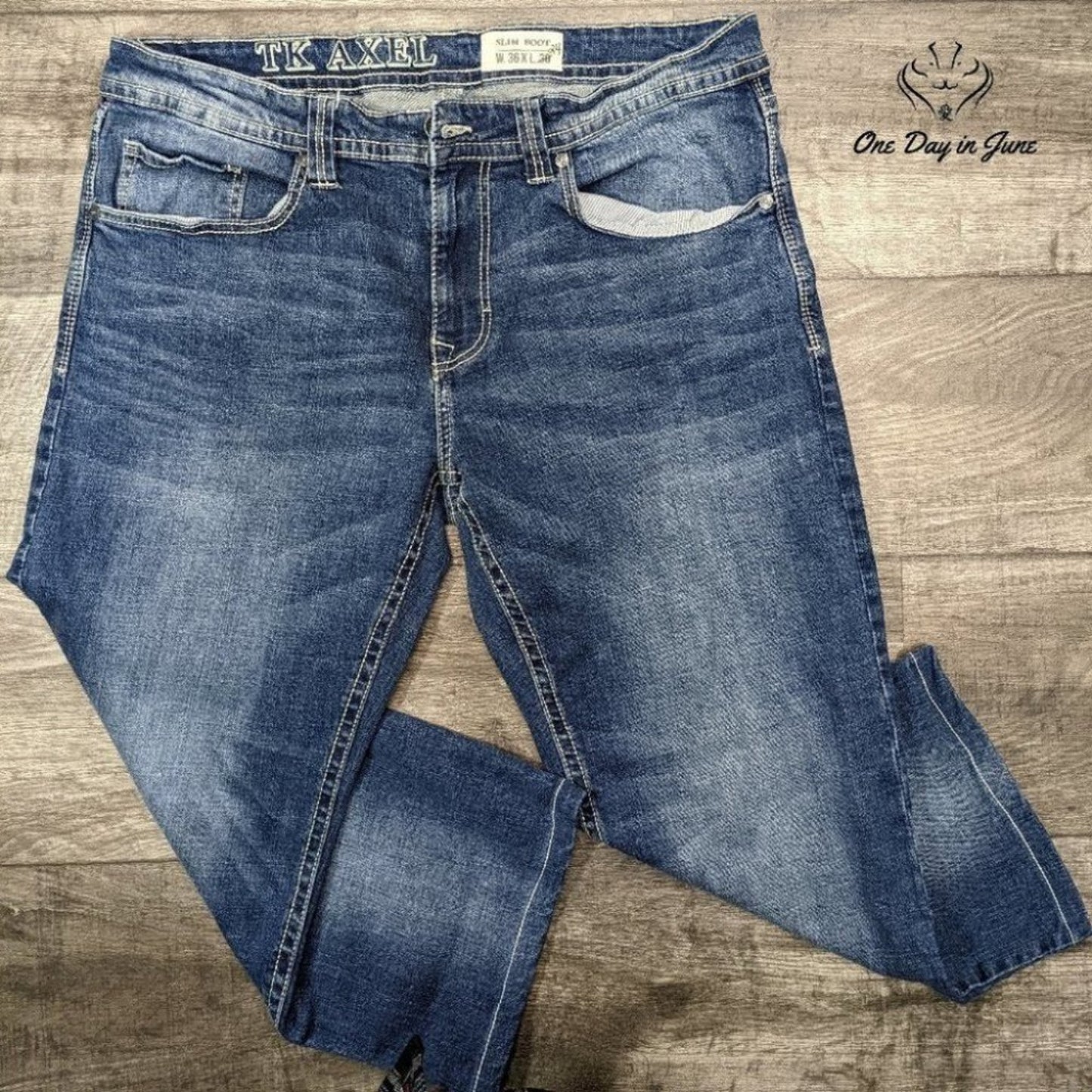 Tk Axel Slim Boot Jeans Size W36 L24