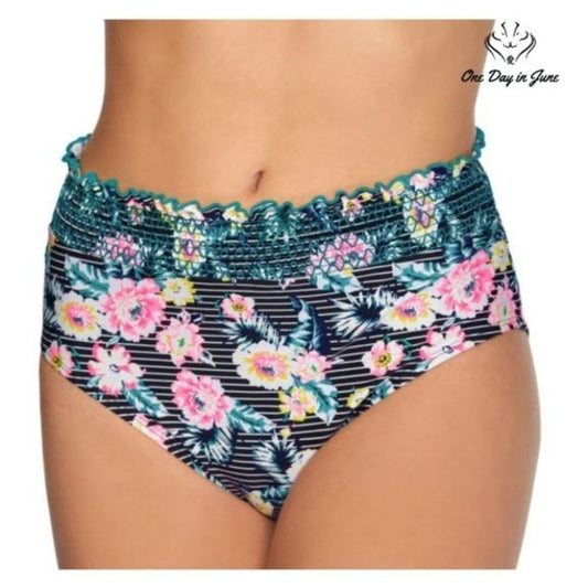 Arizona Jean Co. Juniors High Waist Bikini Bottom Size S
