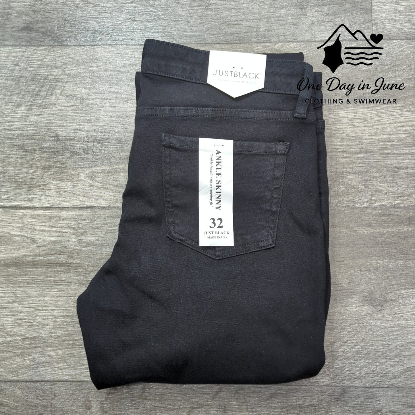 Just Black Ankle Skinny Jeans Size 32 (14)