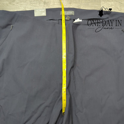 The Limited Essentials Plus Straight Leg Dress Pants Navy Blue NWT $79 Size 18W