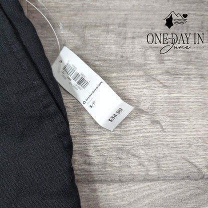 Old Navy Linen Wide Leg Drawstring Pants Size S