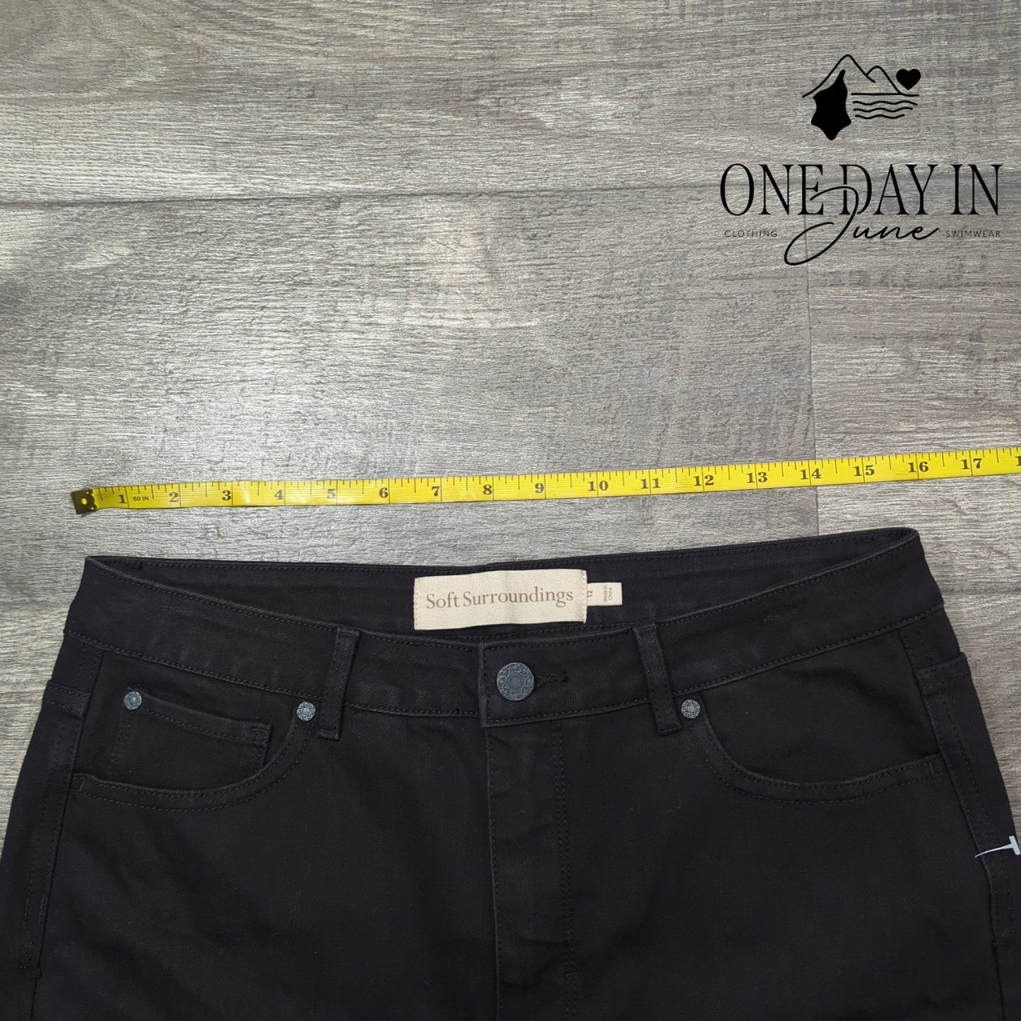 Soft Surroundings Fly Front Skinny Jeans Size 12