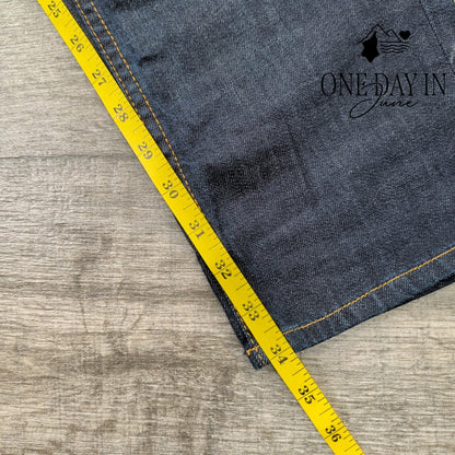 Hudson Blake Slim Straight Jeans Dark Wash Stretch Denim NWT Size 31X34