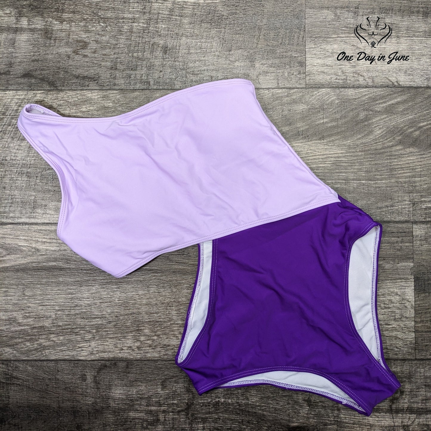 SweatyRocks One Shoulder Cut Out One Piece Swimsuit Size M