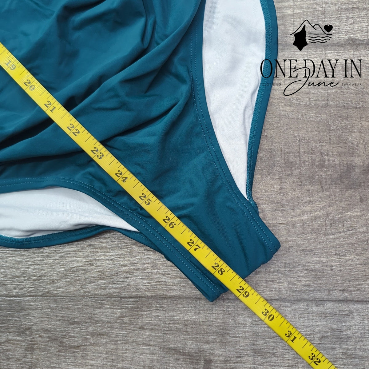 B2Prity Ruffle Cutout Tummy Control One Piece Swimsuit Teal NWT Size M
