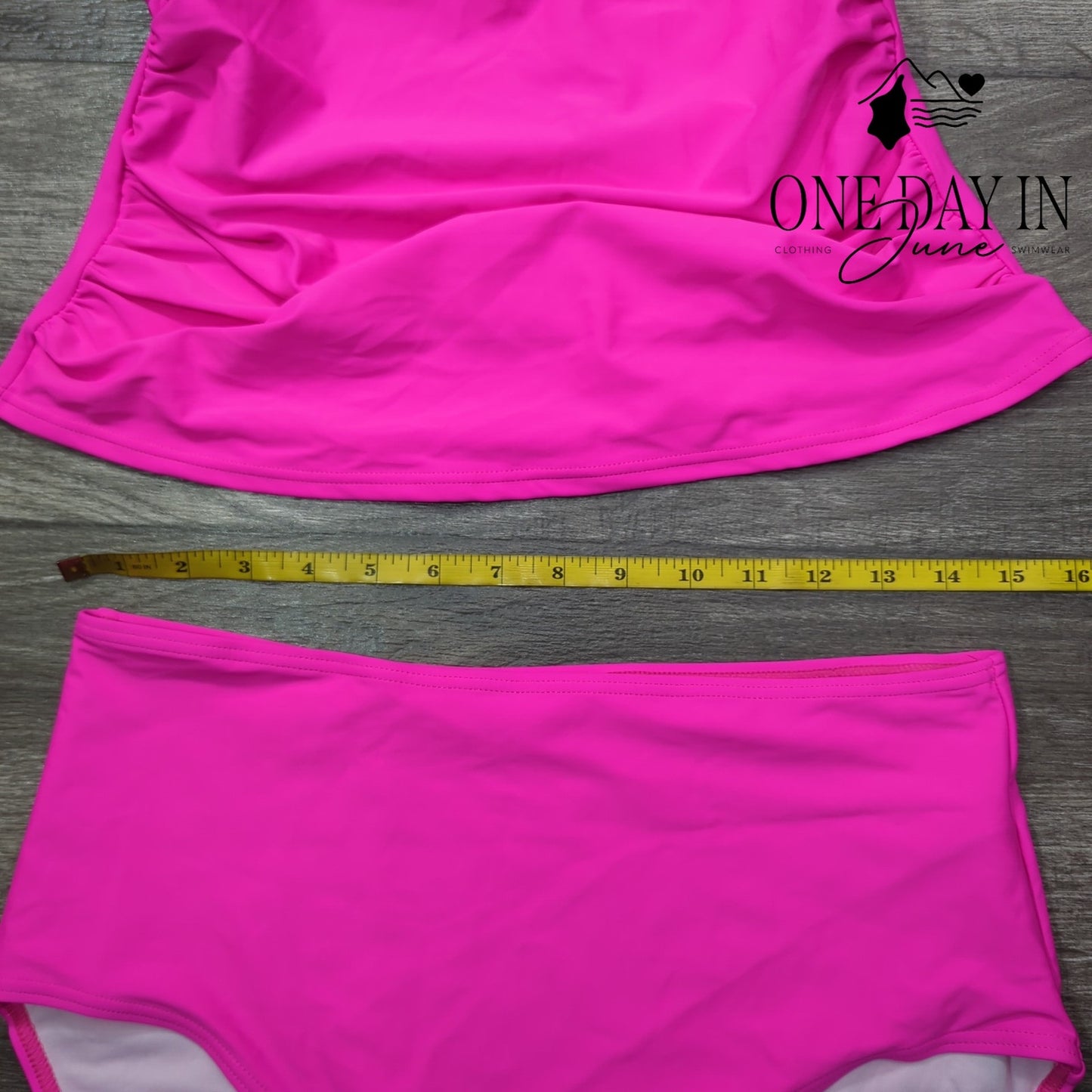 Eomenie Tummy Control Tankini Swimsuit Size L