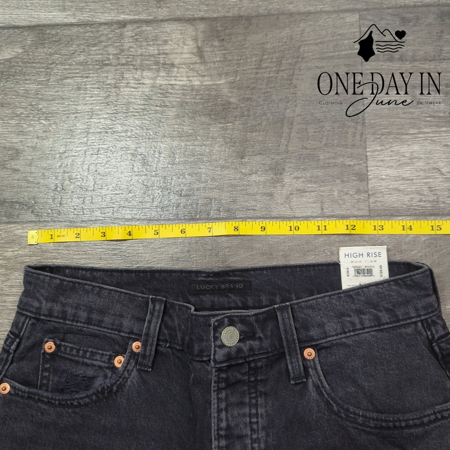 Lucky Brand Drew Mom Fit Distressed Jeans Size 6