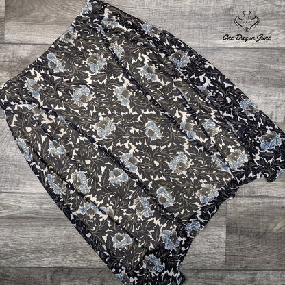 Worthington Sheer Lined Floral Skirt Size L