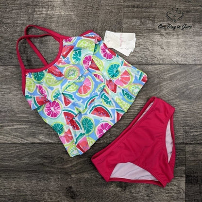 Tommy Bahama Layered Tankini Swimsuit Size 24 Mths