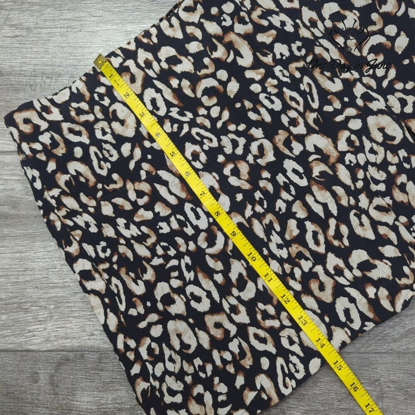 H&M Animal Print Mini Skirt Size M
