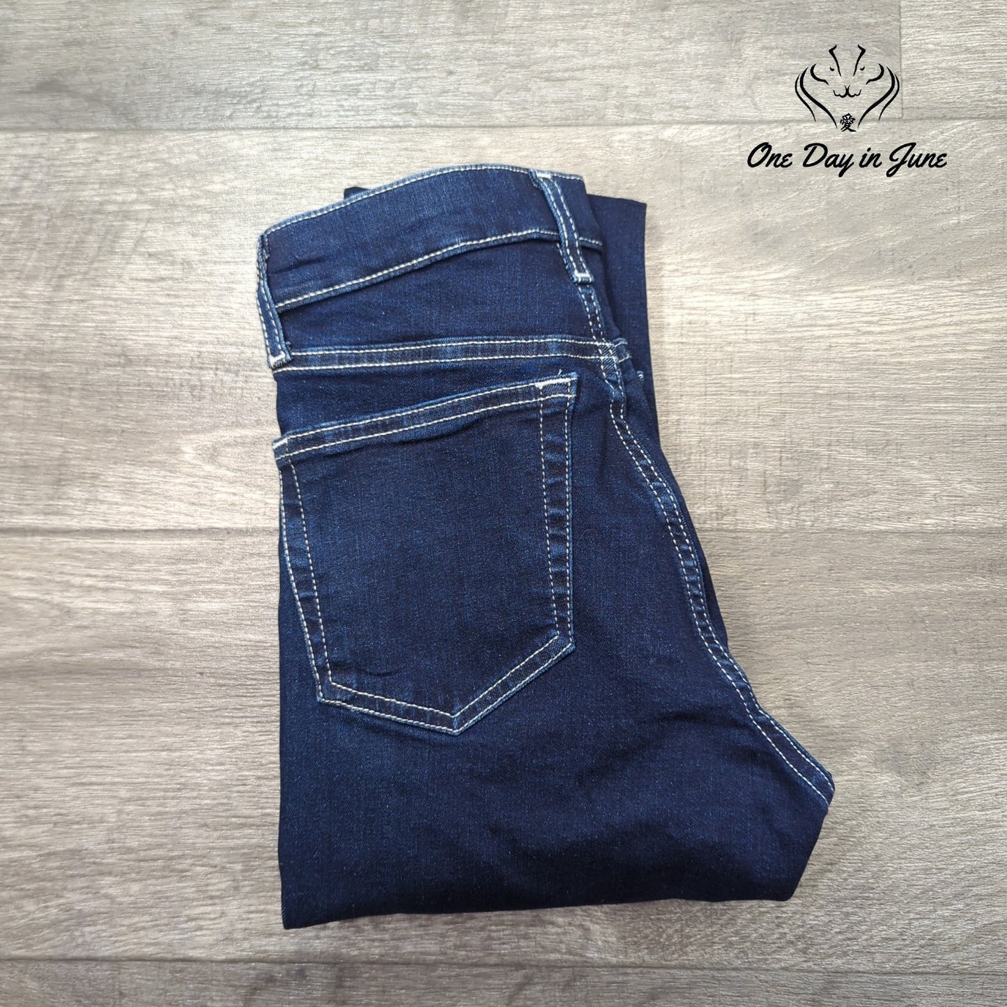 Topshop Jamie High Waist Skinny Ankle Jeans Size 25 (2)