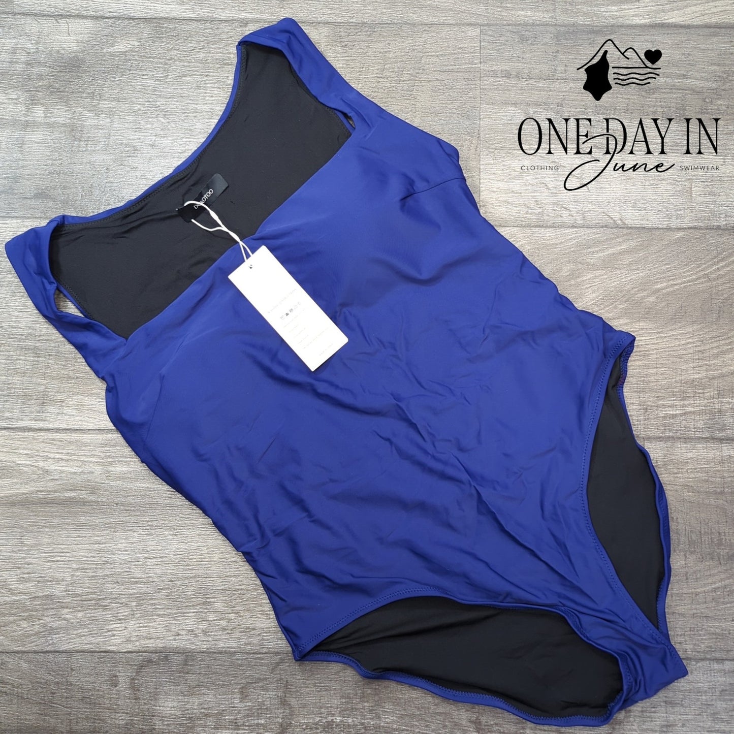 Dokotoo Plus Size Square Neck One Piece Swimsuit Size 2XL