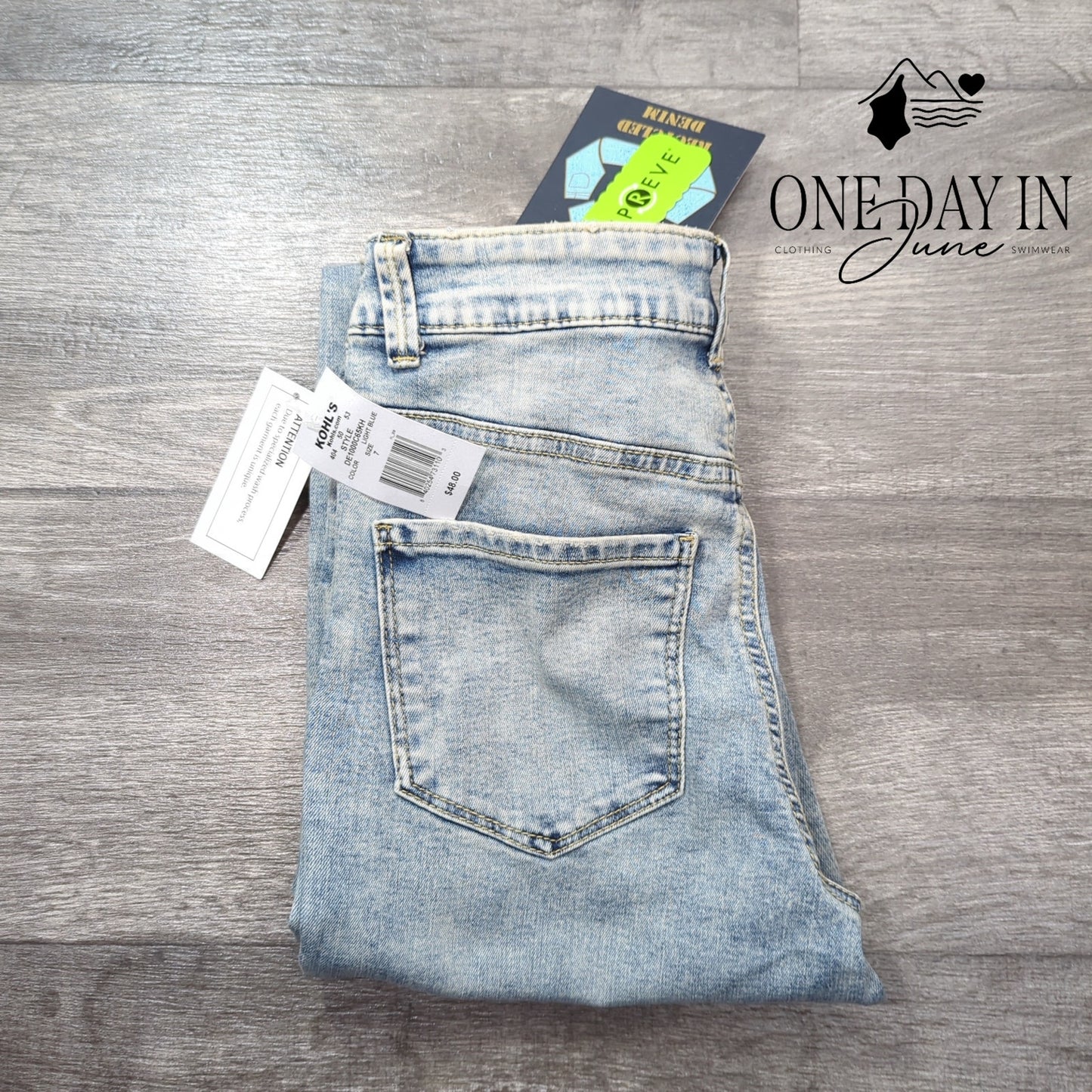 Indigo Rein Juniors High Rise Distressed Ankle Jeans Size 7
