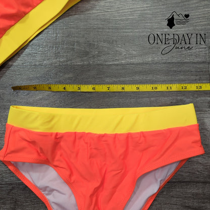 Charmo Crop Bikini Swimsuit Size S