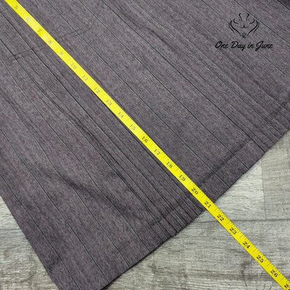 Worthington Mulberry Stripe Mini Skirt Size 8