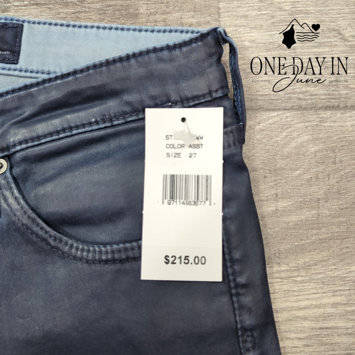 AG Adriano Goldschmied Legging Ankle Coated Faux Leather Skinny Jeans NWT Size 4