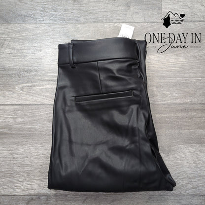 Loft Faux Leather Skinny Pants Size 6
