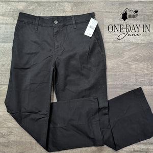 AG Adriano Goldschmied The Layla Cropped Flare Trouser Pants Black NWT Size 4