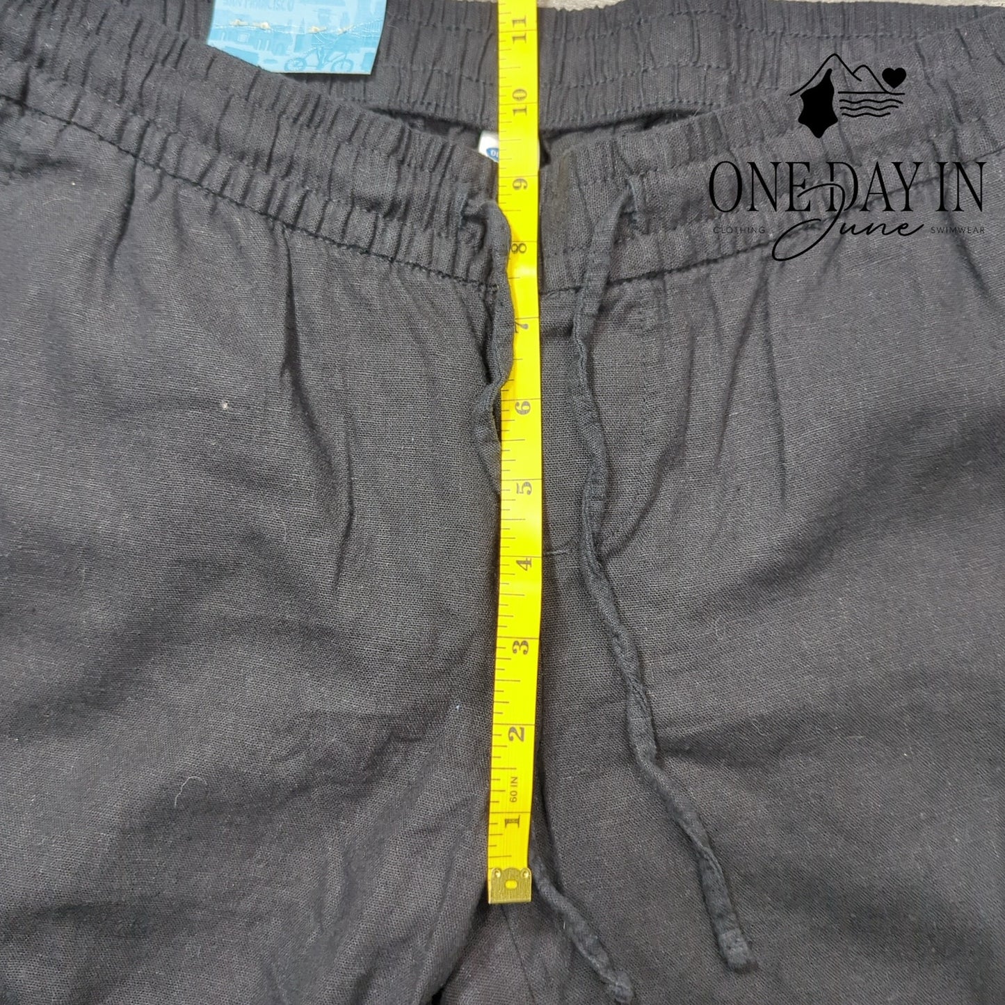 Old Navy Linen Wide Leg Drawstring Pants Size S