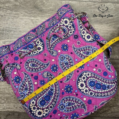 Vera Bradley Drawstring Closure Shoulder Bag Size 11X11