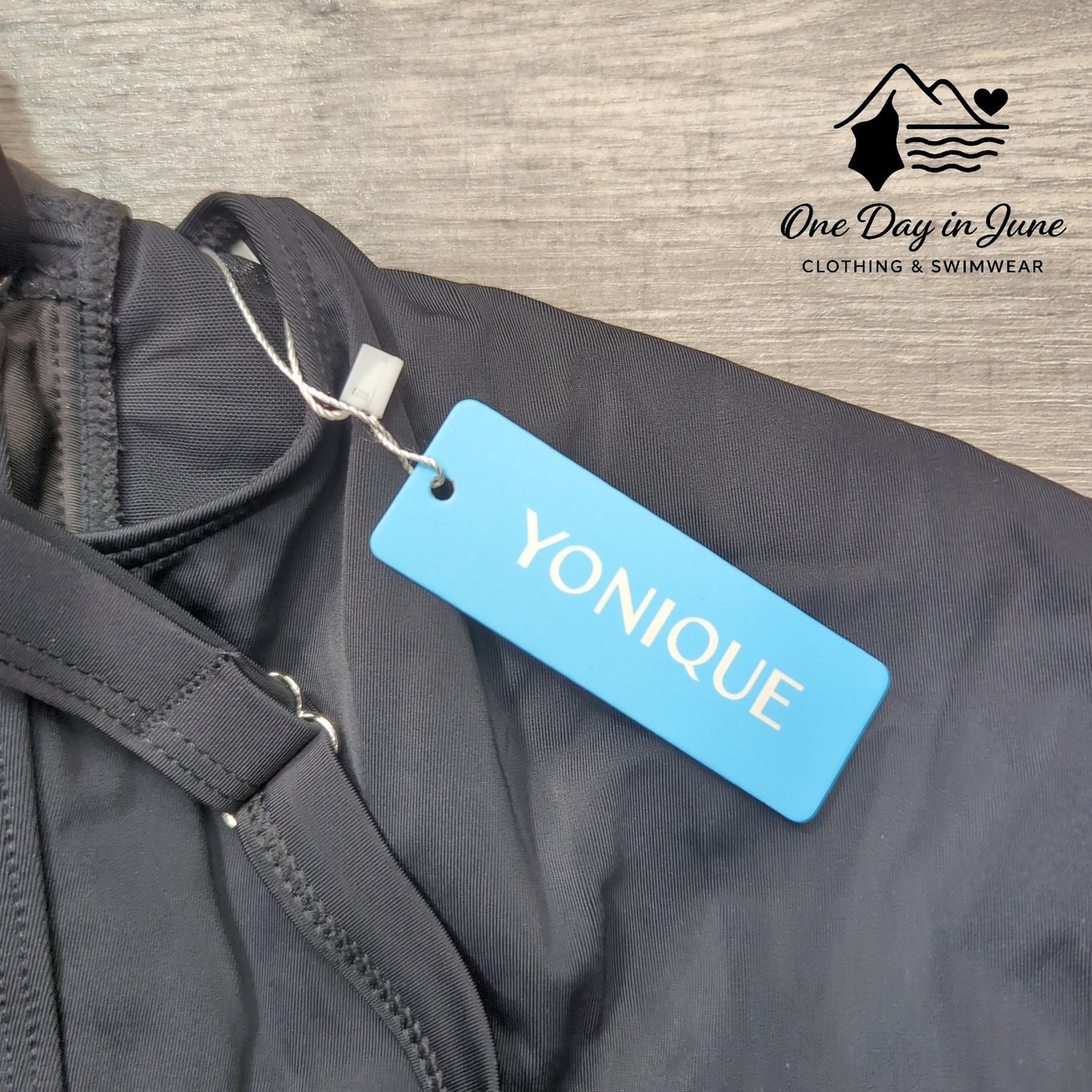 Yonique Plus Size Cross Front Tummy Control One Piece Size 22W