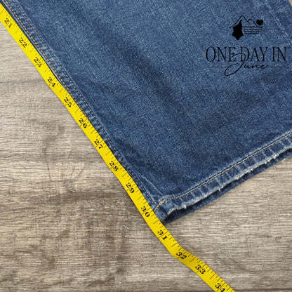 Hudson Byron Straight Leg Jeans Mens Blue Stretch Denim NWT $185 Size 42X30