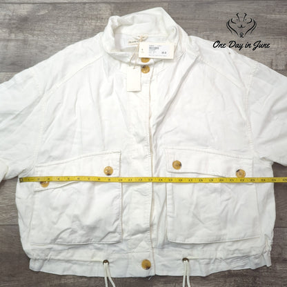 BlankNYC Button Front Drawstring Jacket Size XL